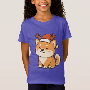Camiseta engraçada de Natal AKITA INU 