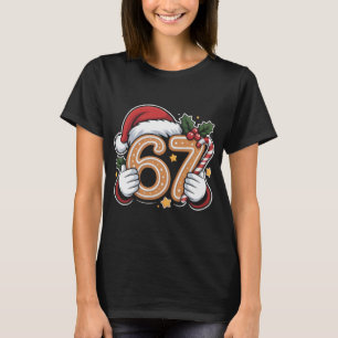 Camiseta engraçada de Natal de pão de gengibre de 