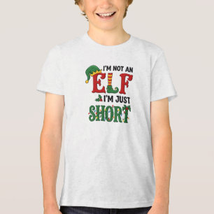 Camiseta engraçada de Natal do Elfo feio vermelho