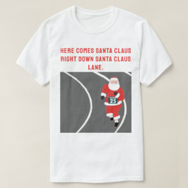 Camiseta engraçada de Natal para corrida