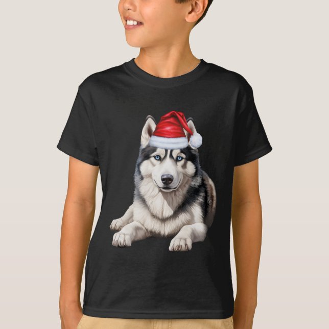 Camiseta engraçada de Natal para crianças amantes  (Frente)