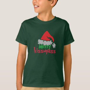 Camiseta engraçada de Natal para crianças Merry Ki