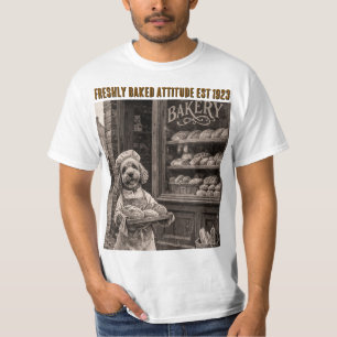 Camiseta Engraçada de Padeiro Cockapoo Vintage Pre