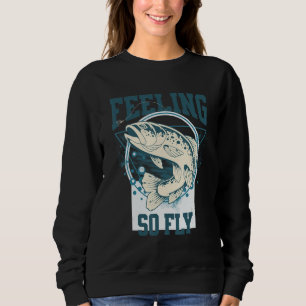 Camiseta engraçada de pesca de mosca para pescador