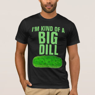 Camiseta engraçada de picles grandes e azedos