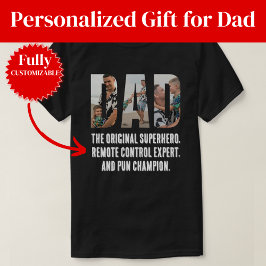 Camiseta engraçada de presente para o pai