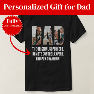 Camiseta engraçada de presente para o pai