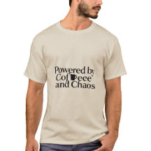 Camiseta engraçada de professor 'Alimentado por Ca