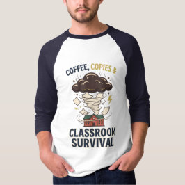 Camiseta engraçada de professora de sobrevivência