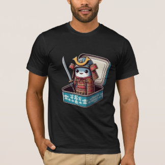 Camiseta Engraçada de Samurai Guerreiro Sardinha