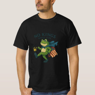 Camiseta engraçada de sapo americano 'Sem Reis Des