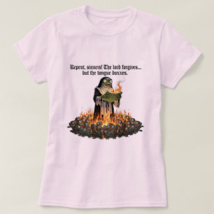 Camiseta engraçada de sapo religioso