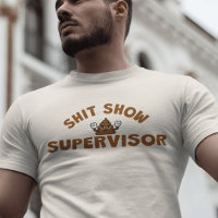 Camiseta Engraçada de Supervisor de Show Shhh