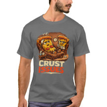 Camiseta engraçada de terapia de pizza retrô com p
