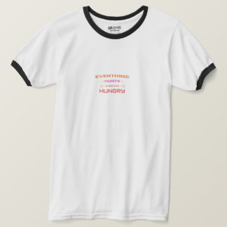 Camiseta engraçada de treino com citação