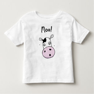 Camiseta Engraçada De Vaca Moo