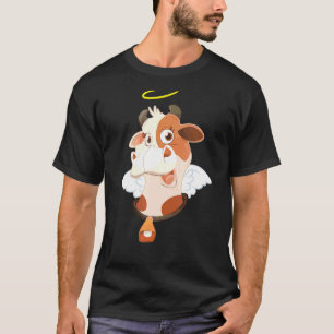 Camiseta engraçada de vaca sagrada e gado celestia