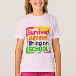 Camiseta engraçada de volta às aulas para crianças