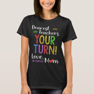 Camiseta engraçada de volta às aulas para mães que