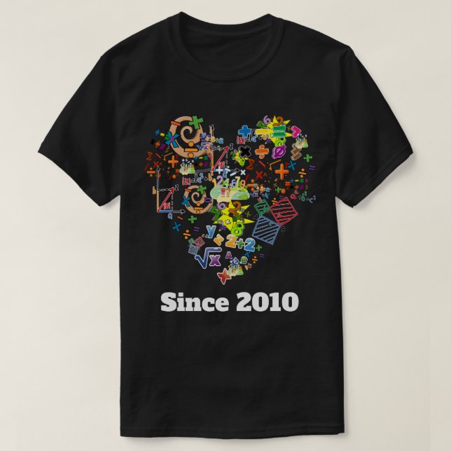 Camiseta Engraçada Definição de Professores de Matemática P (Frente do Design)