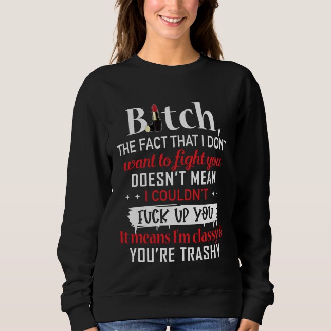 Camiseta engraçada Desgraça o fato de que eu não q (Frente)