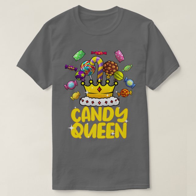 Camiseta Engraçada Design de Lover de Lollipop Meninas Cria (Frente do Design)