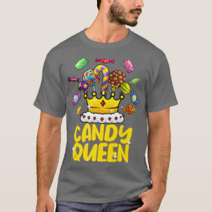 Camiseta Engraçada Design de Lover de Lollipop Meninas Cria
