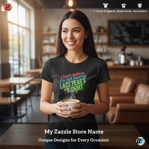 Camiseta engraçada do ano passado Piada do dia de