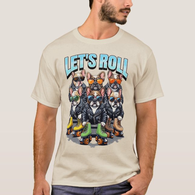 Camiseta engraçada do Bulldog Francês (Frente)