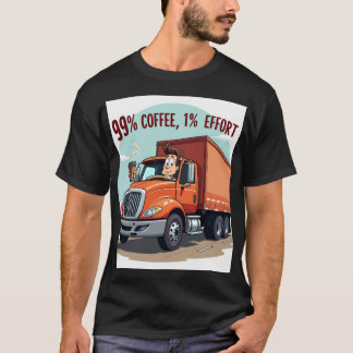 Camiseta Engraçada Do Café Lover: 99% Café 1% Esfo