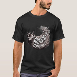 Camiseta engraçada do cão Husky de apoio emocional