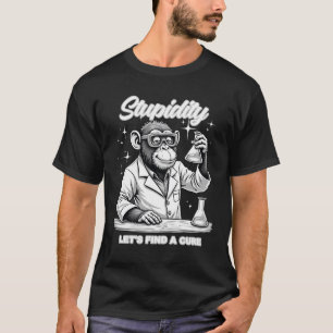 Camiseta Engraçada Do Chimp - Piada Do Macaco Do L