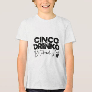 Camiseta engraçada do Cinco De Mayo mexicano Cinco