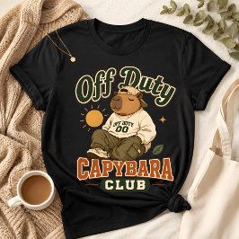 Camiseta engraçada do Clube do Capivara Fora de Se