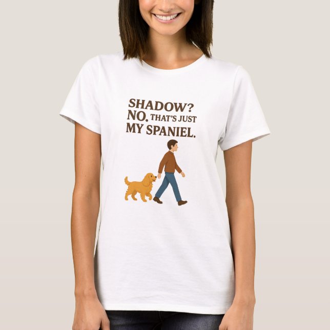 Camiseta engraçada do Cocker Spaniel (Frente)