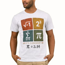 Camiseta engraçada do Dia do Pi com charada de mat