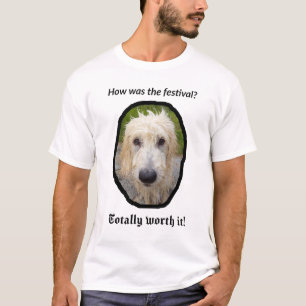 Camiseta engraçada do Festival do Cão Molhado - [B
