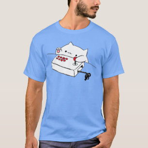 Camiseta engraçada do gato Bongo engraçado do joga
