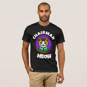 Camiseta engraçada do GATO presidente Meow