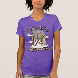 Camiseta Engraçada do Girassol