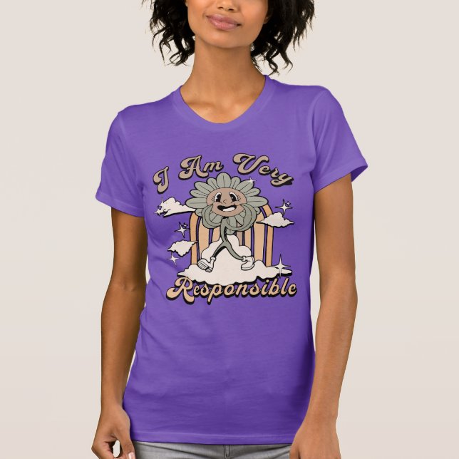 Camiseta Engraçada do Girassol (Frente)