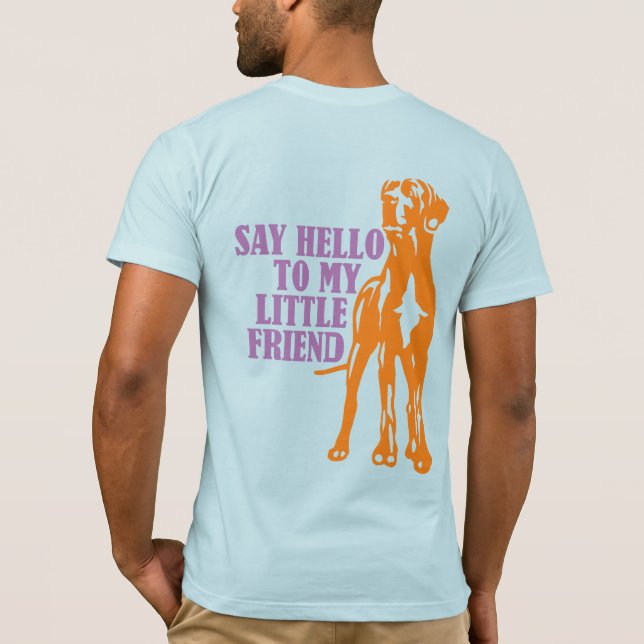 Camiseta engraçada do Grande Dinamarquês (Verso)