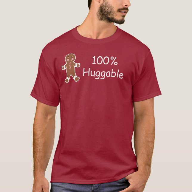 Camiseta engraçada do homem de biscoito de gengibr (Frente)