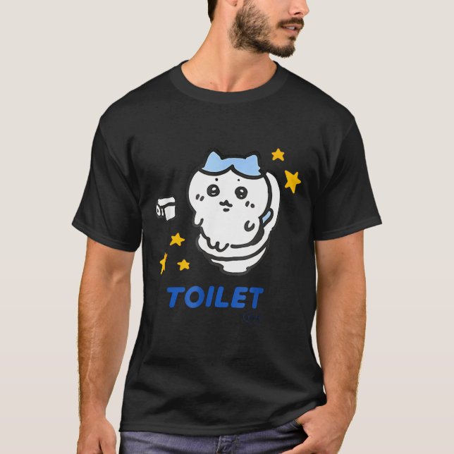 Camiseta engraçada do meme Chikawa Hora do Banheir (Frente)