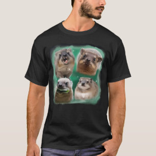 Camiseta engraçada do meme do Hyrax uivando para a
