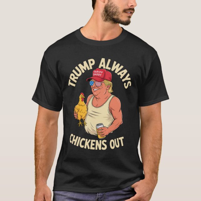 Camiseta engraçada do meme do papai tarifa Taco Tr (Frente)