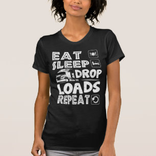Camiseta engraçada do motorista de caminhão piada