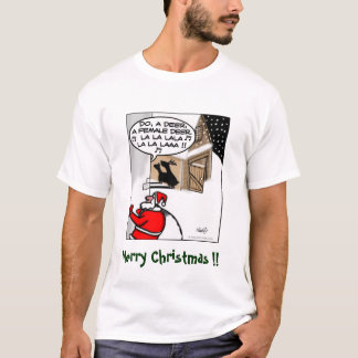 Camiseta engraçada do Natal - faça um cervo