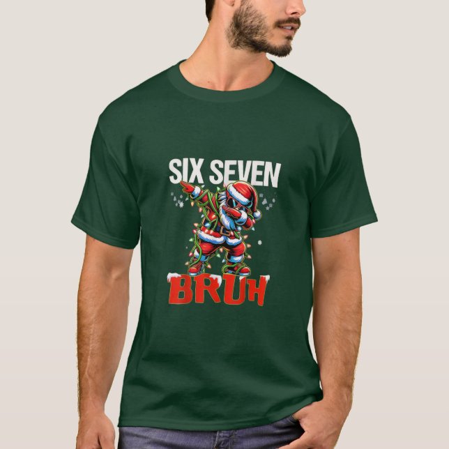 Camiseta Engraçada do Papai Noel de Natal 67 (Frente)