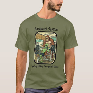 Camiseta engraçada do Sasquatch Bigfoot academia